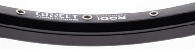 Rodi velg connect 622x19 36-gaats 14g frans ventiel - zwart disc