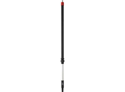Vikan telescoopsteel zwart 1000-1600mm vts met waterdoorvoer en nito snelkoppeling