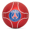 Paris saint-germain voetbal metallic rood maat 5 (p24191)