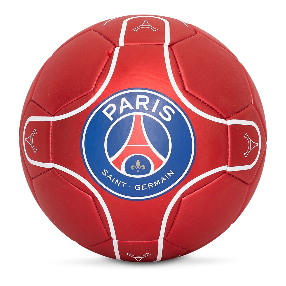 Paris saint-germain voetbal metallic rood maat 5 (p24191)