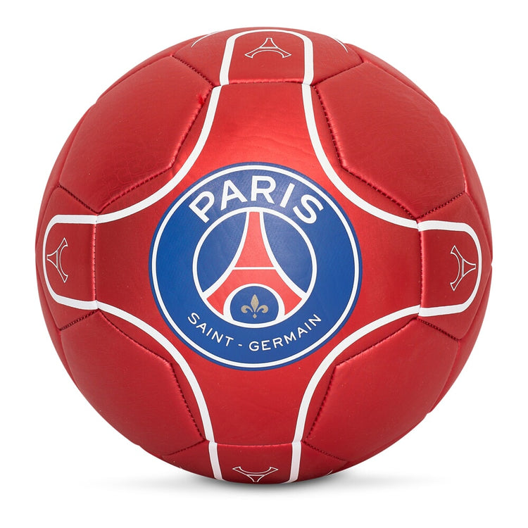 Paris saint-germain voetbal metallic rood maat 5 (p24191)