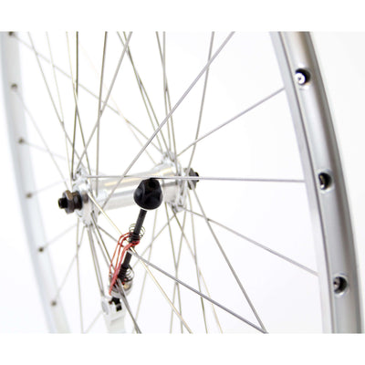 Roland voorwiel 28 x 1 uitval chrina velg rvs spaak zilver