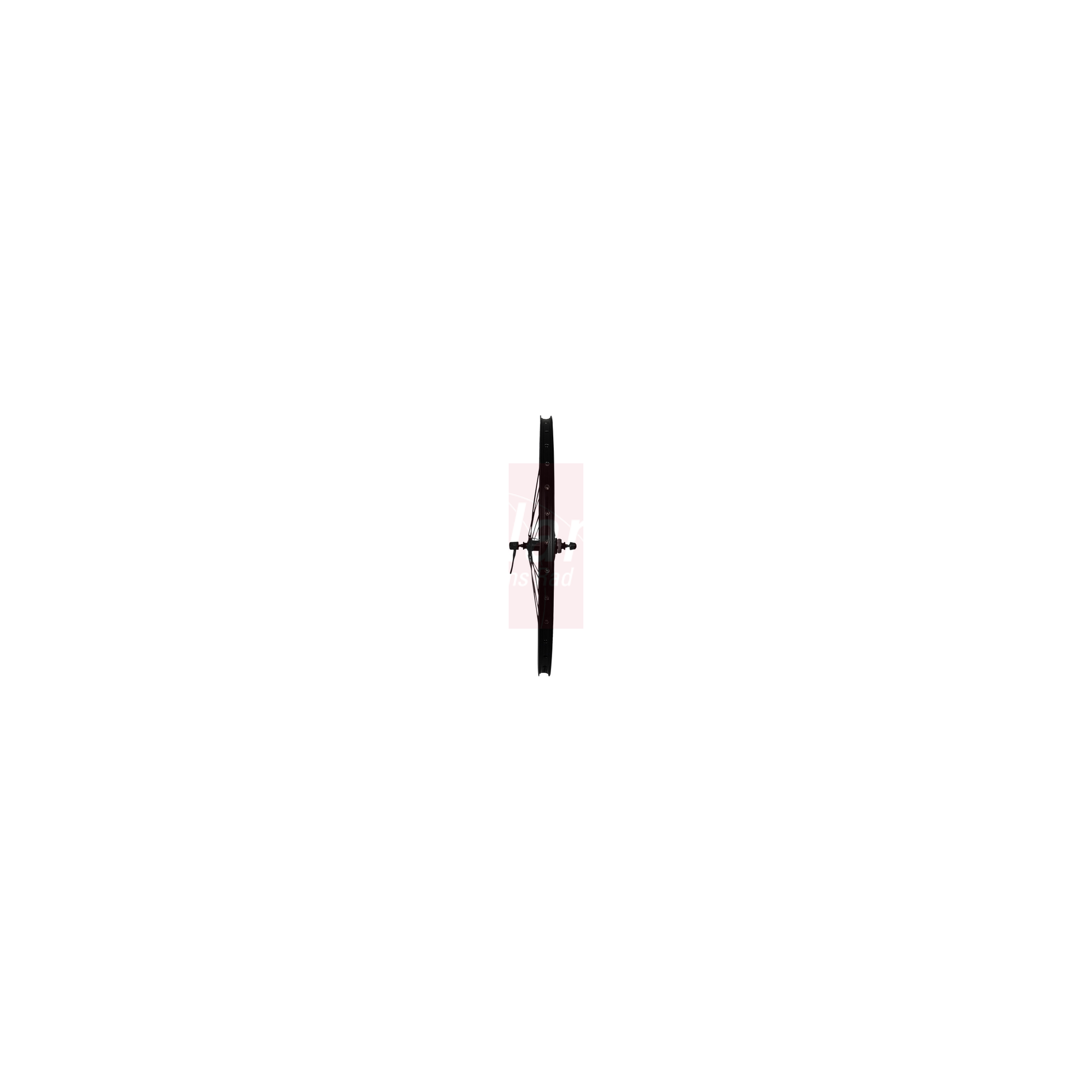 Roland voorwiel 27.5 584x21 zwart schijfrem centerlock rival 21