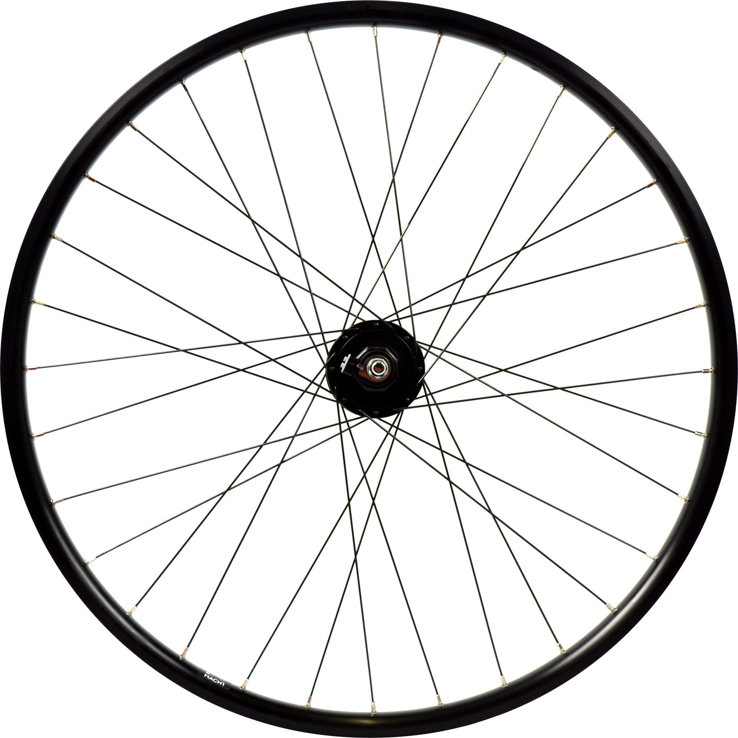 Velox voorwiel mach1 m910 28 shimano dyn. disc zwart