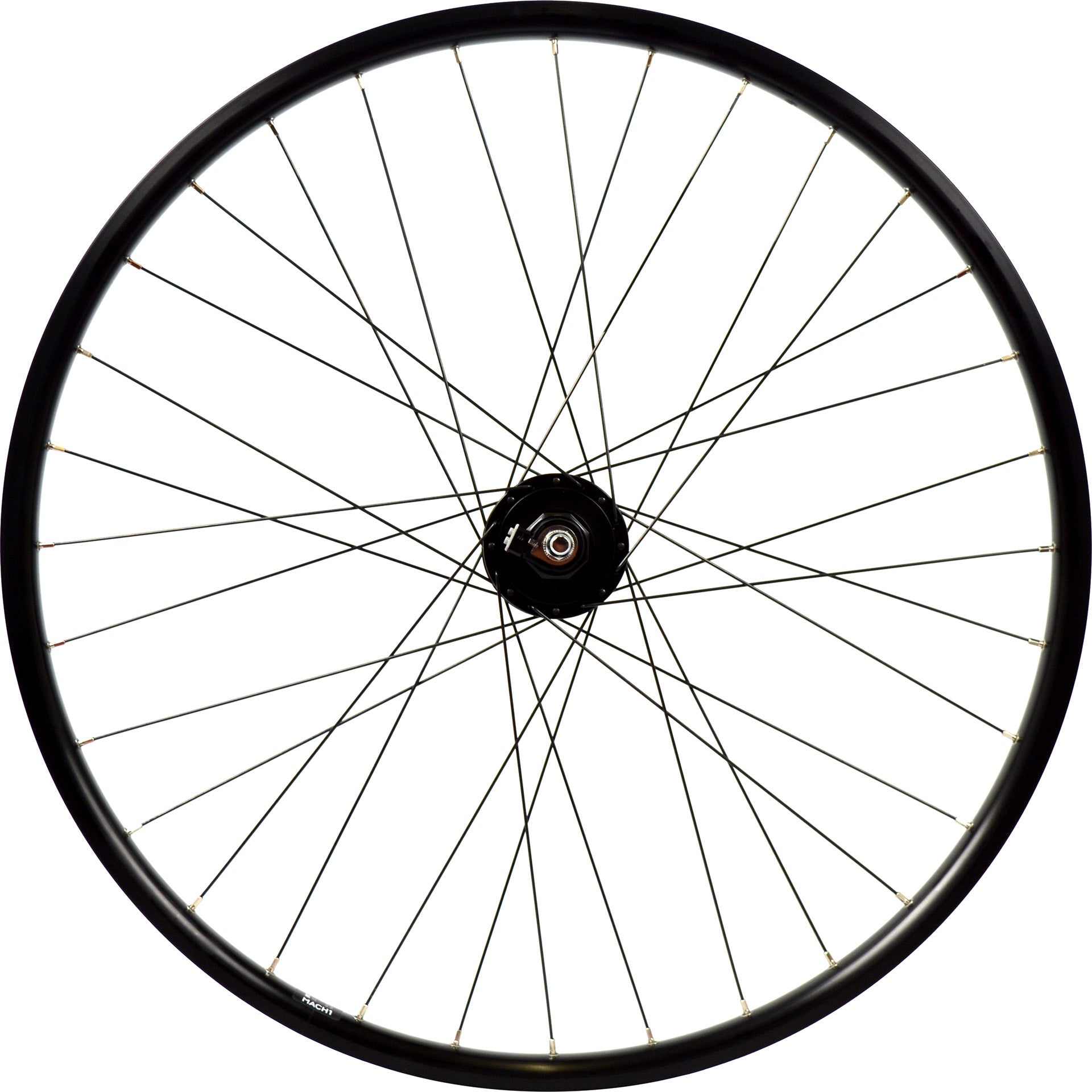 Velox voorwiel mach1 m910 28 shimano dyn. disc zwart
