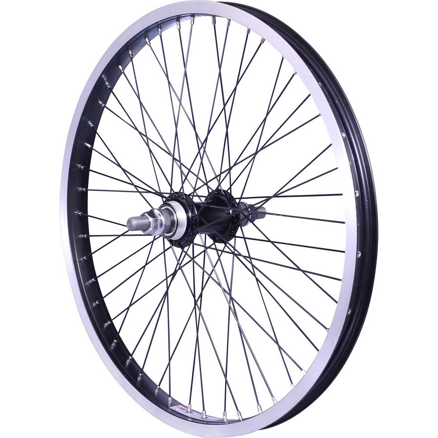 Velox achterwiel bmx cargo 20 freewheel 14mm as 48sp zw.