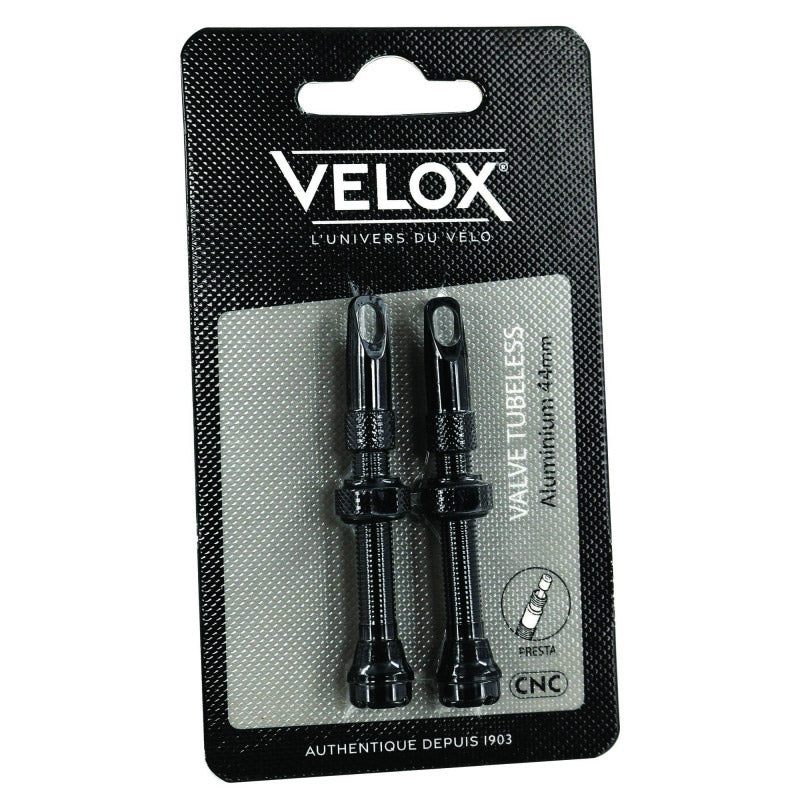 Velox ventiel tubeless presta 60mm aluminium zwart (2st)