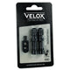 Velox ventiel tubeless schrader 60mm alu zwart (2st)