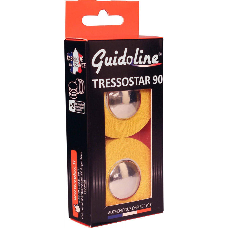 Velox stuurtape tressostar 90 katoen geel (2st)