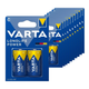 Varta longlife c alkaline batterijen lr14 (6x2 stuks)