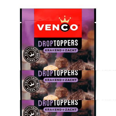Venco droptoppers krakend zacht zak (10x 215gr)
