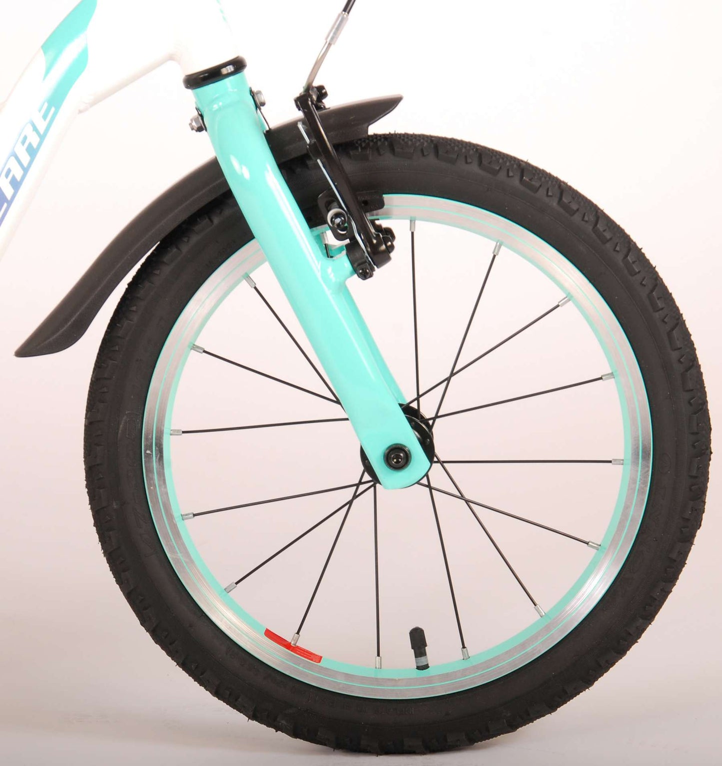 Volare Glamour Kinderfiets - Meisjes - 16 inch - Wit Mint Groen - Prime Collection