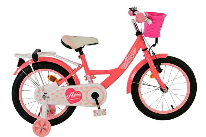 Volare ashley kinderfiets - meisjes - 16 inch - roze rood