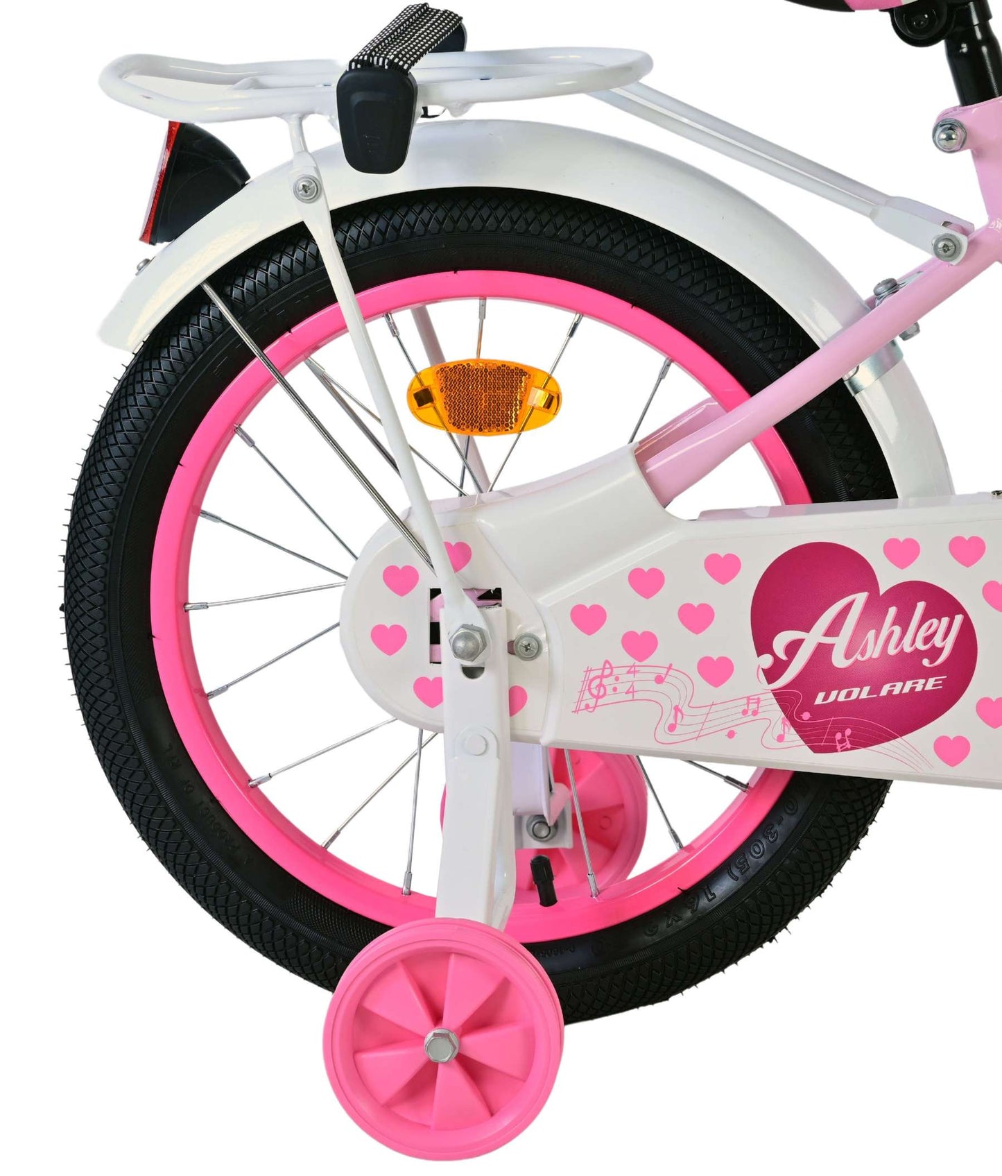 Volare ashley kinderfiets - meisjes - 16 inch - roze