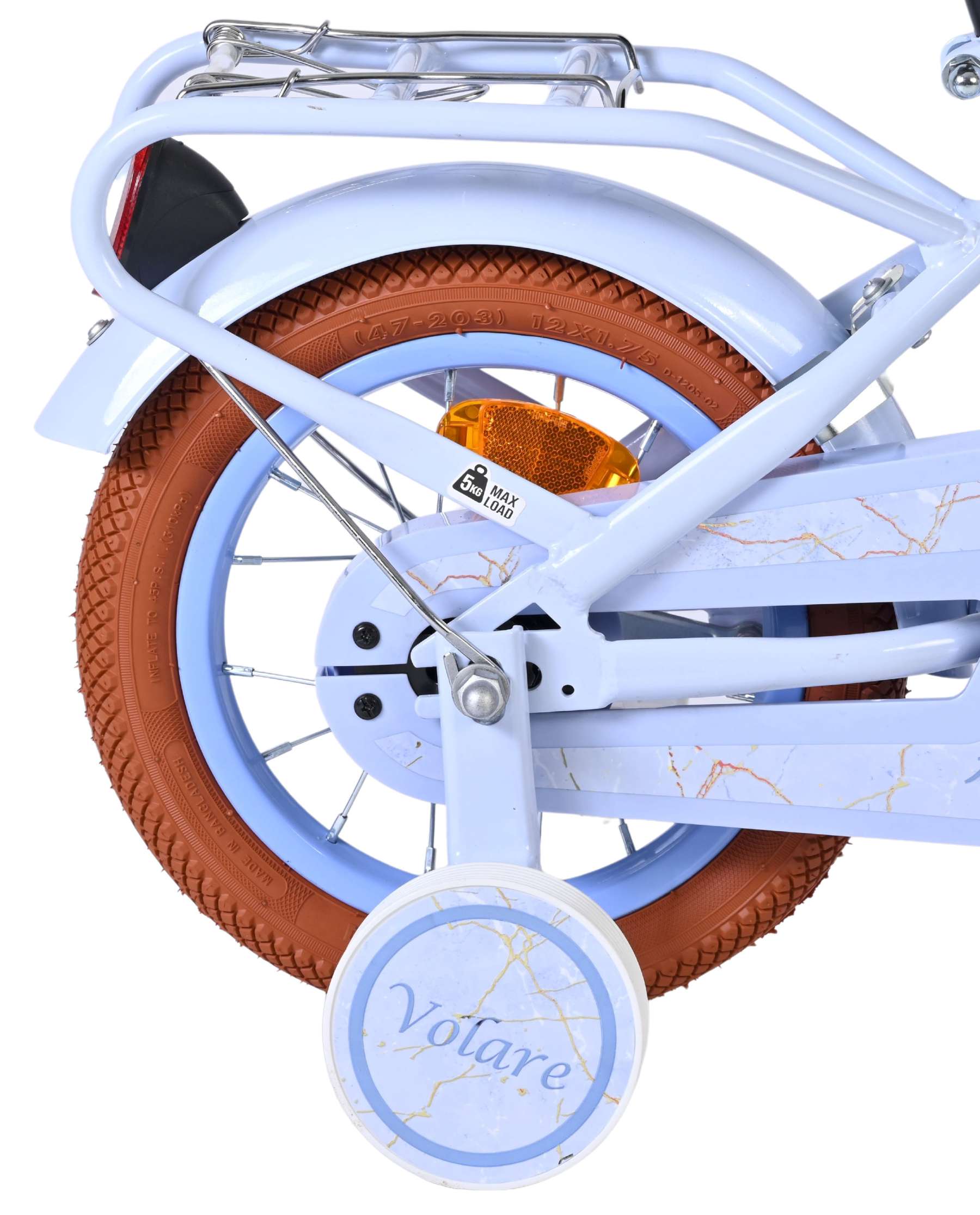 Volare ashley kinderfiets - meisjes - 12 inch - pastel blauw