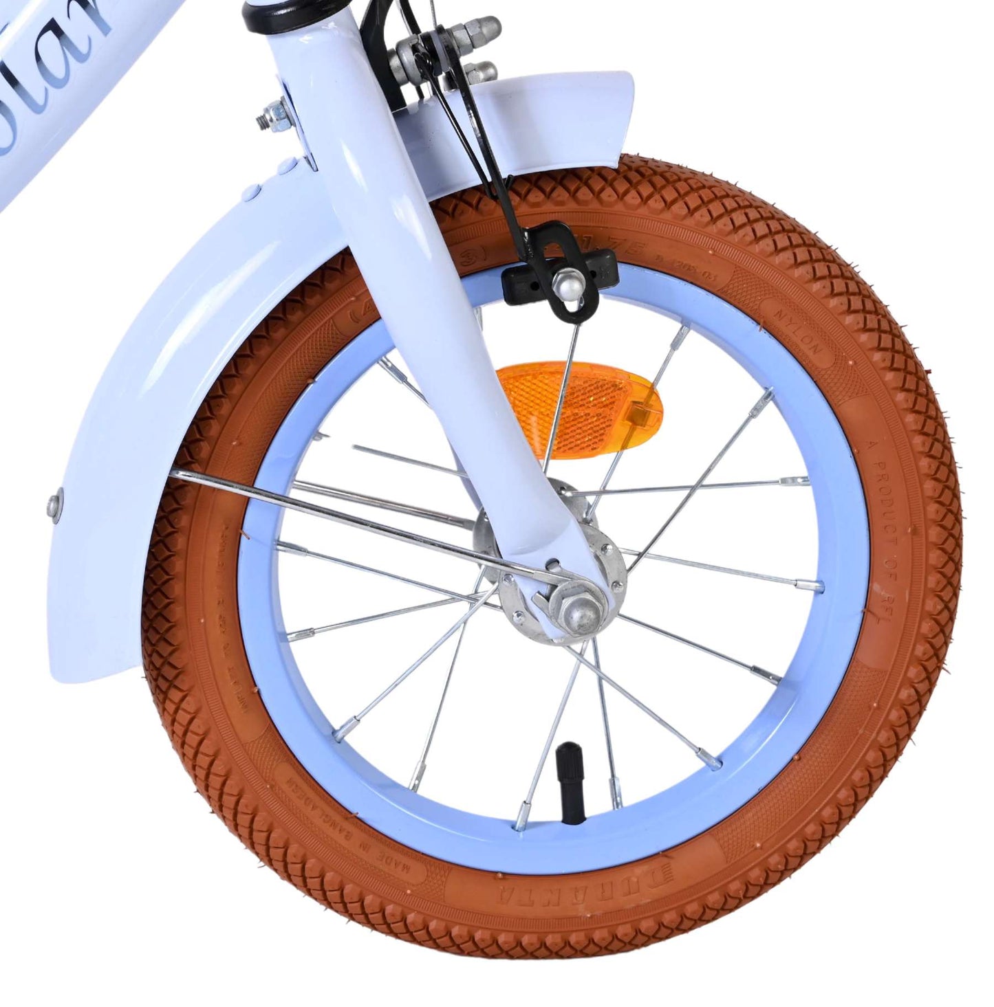 Volare ashley kinderfiets - meisjes - 12 inch - pastel blauw - twee handremmen