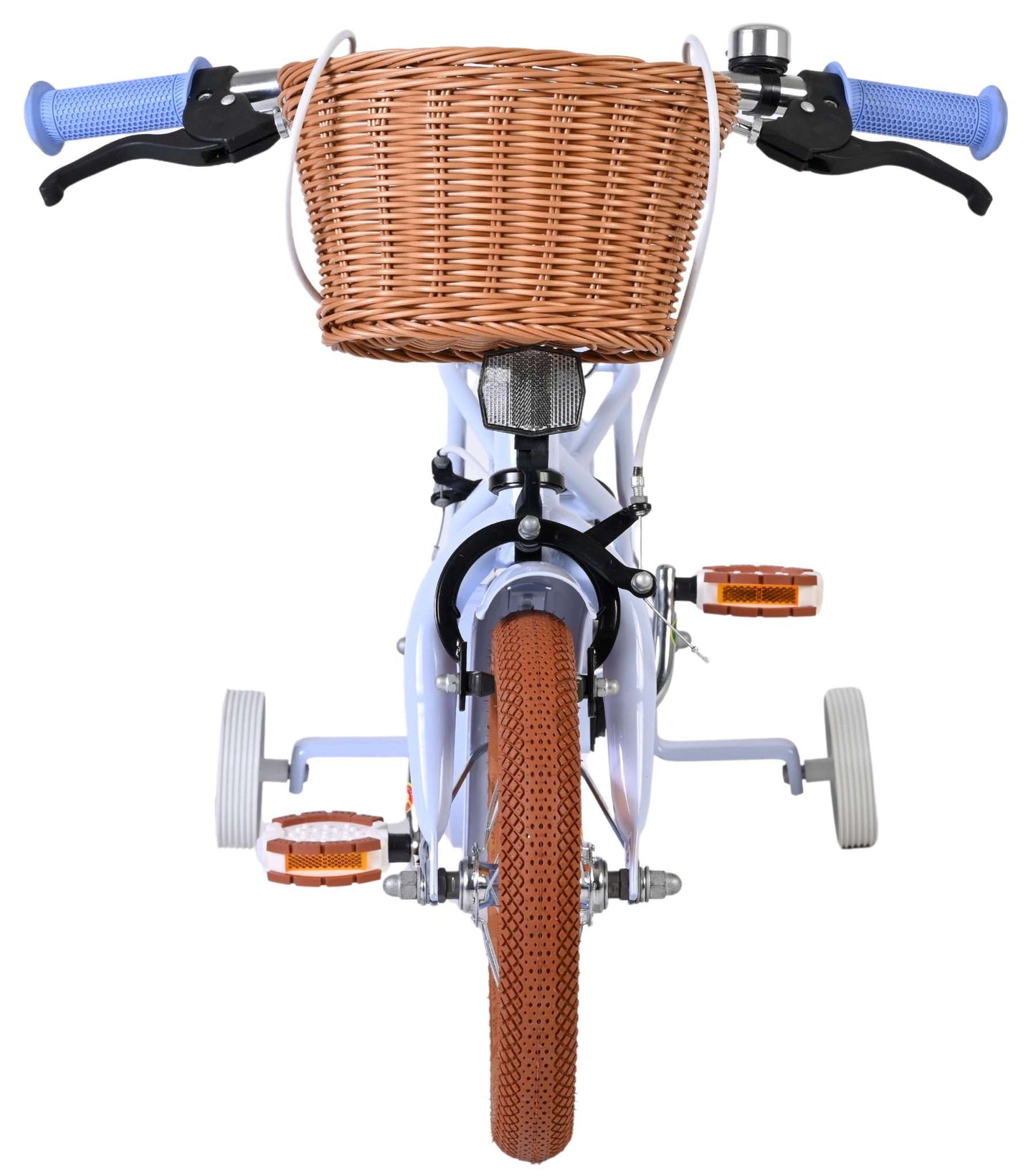Volare ashley kinderfiets - meisjes - 12 inch - pastel blauw - twee handremmen