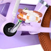 Volare ashley kinderfiets - meisjes - 12 inch - lila - twee handremmen