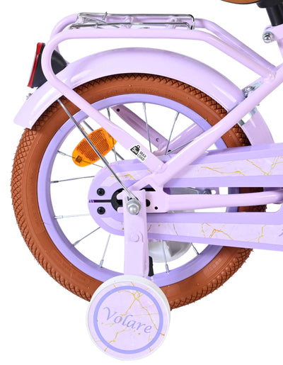 Volare ashley kinderfiets - meisjes - 14 inch - lila