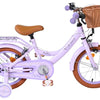 Volare ashley kinderfiets - meisjes - 14 inch - lila - twee handremmen