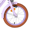 Volare ashley kinderfiets - meisjes - 14 inch - lila - twee handremmen
