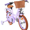 Volare ashley kinderfiets - meisjes - 14 inch - lila - twee handremmen