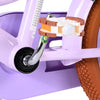 Volare ashley kinderfiets - meisjes - 14 inch - lila - twee handremmen