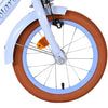 Volare ashley kinderfiets - meisjes - 14 inch - pastel blauw - twee handremmen