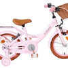 Volare ashley kinderfiets - meisjes - 14 inch - roze - twee handremmen