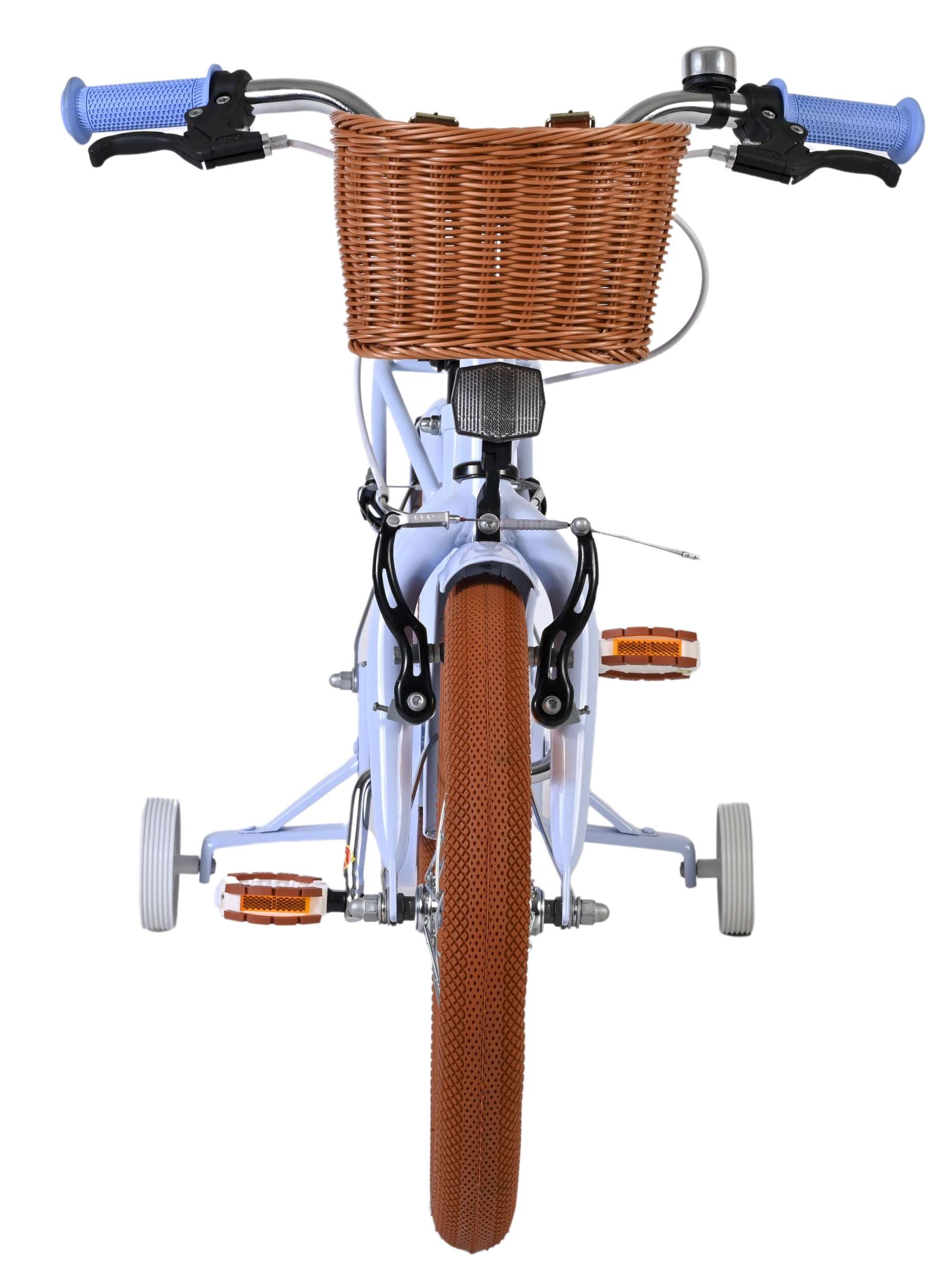 Volare ashley kinderfiets - meisjes - 16 inch - pastel blauw- twee handremmen