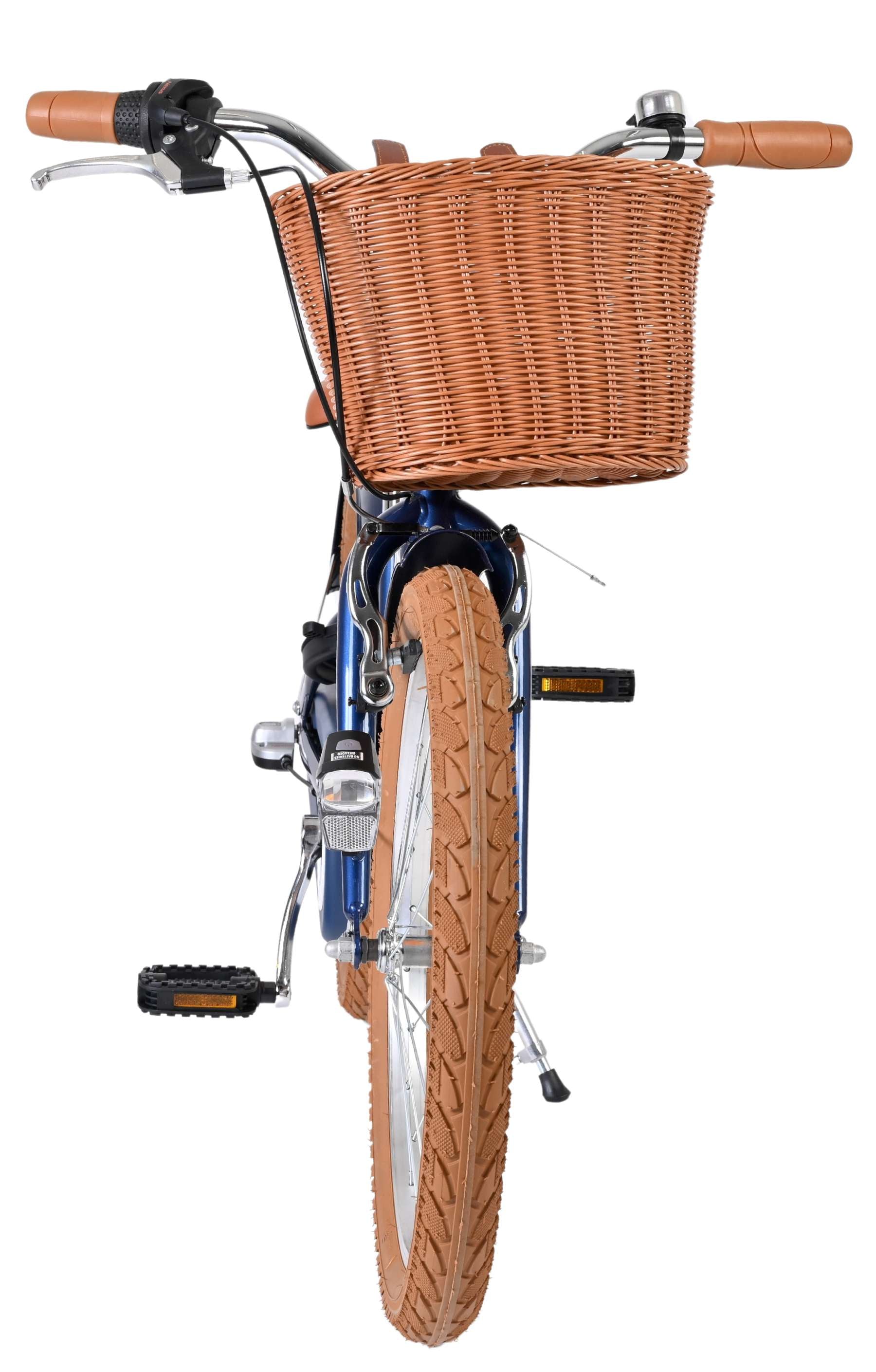 Volare ashley kinderfiets - meisjes - 20 inch - donkerblauw - nexus 3
