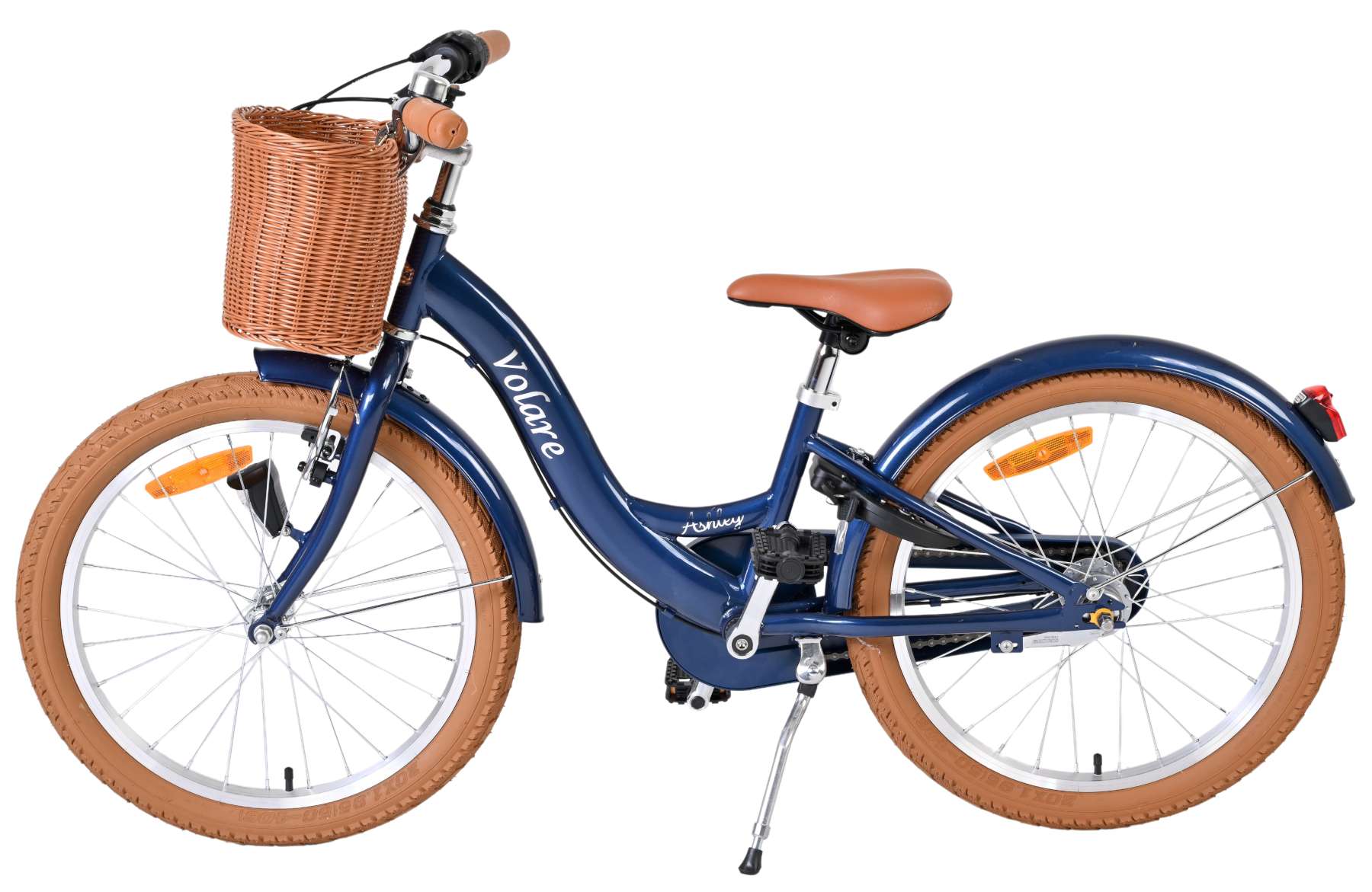 Volare ashley kinderfiets - meisjes - 20 inch - donkerblauw - nexus 3