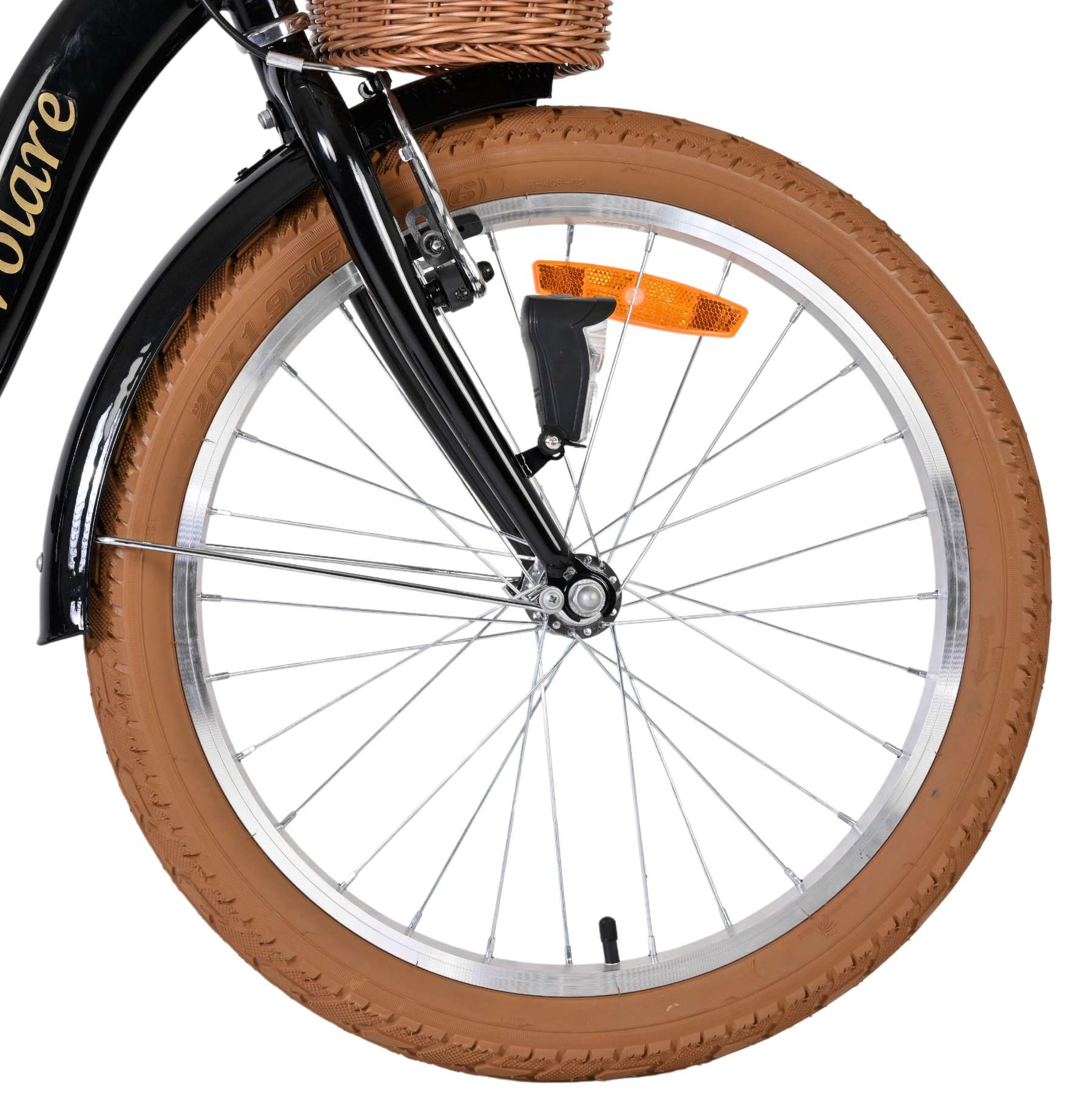 Volare ashley kinderfiets - meisjes - 20 inch - zwart