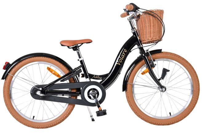 Volare ashley kinderfiets - meisjes - 20 inch - zwart - nexus 3
