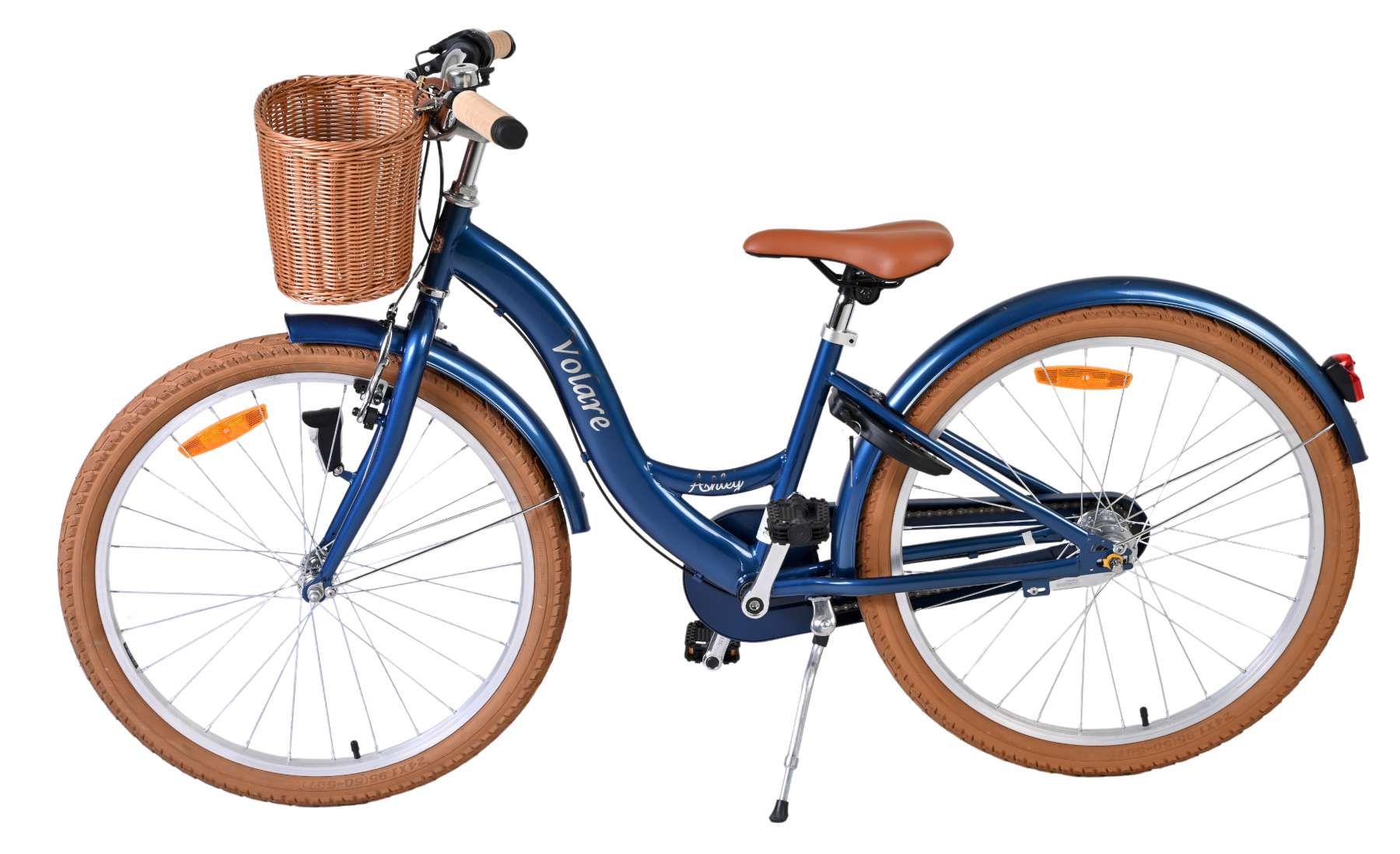 Volare ashley kinderfiets - meisjes - 24 inch - blauw