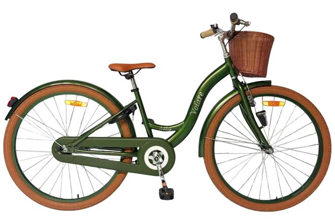 Volare ashley kinderfiets - meisjes - 24 inch - groen - nexus 3