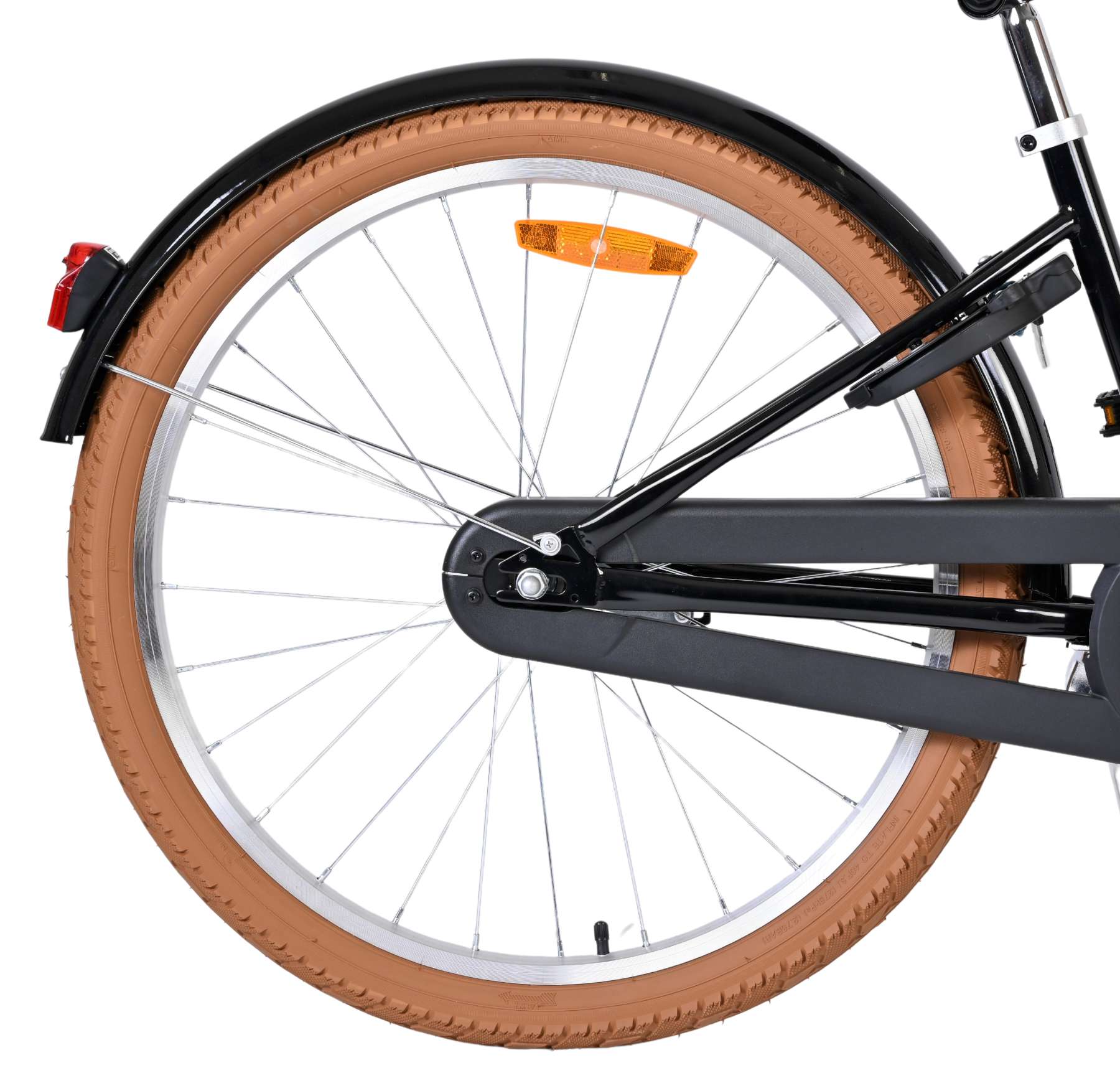 Volare ashley kinderfiets - meisjes - 24 inch - zwart