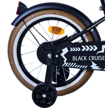 Volare black cruiser kinderfiets - jongens - 16 inch - zwart