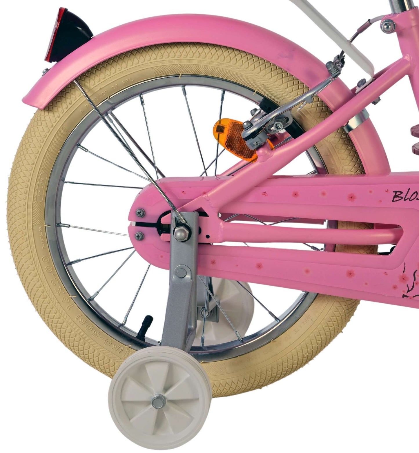 Volare blossom kinderfiets - meisjes - 16 inch - roze - twee handremmen
