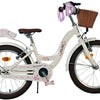 Volare blossom kinderfiets - meisjes - 18 inch - wit - twee handremmen