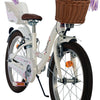 Volare blossom kinderfiets - meisjes - 18 inch - wit - twee handremmen