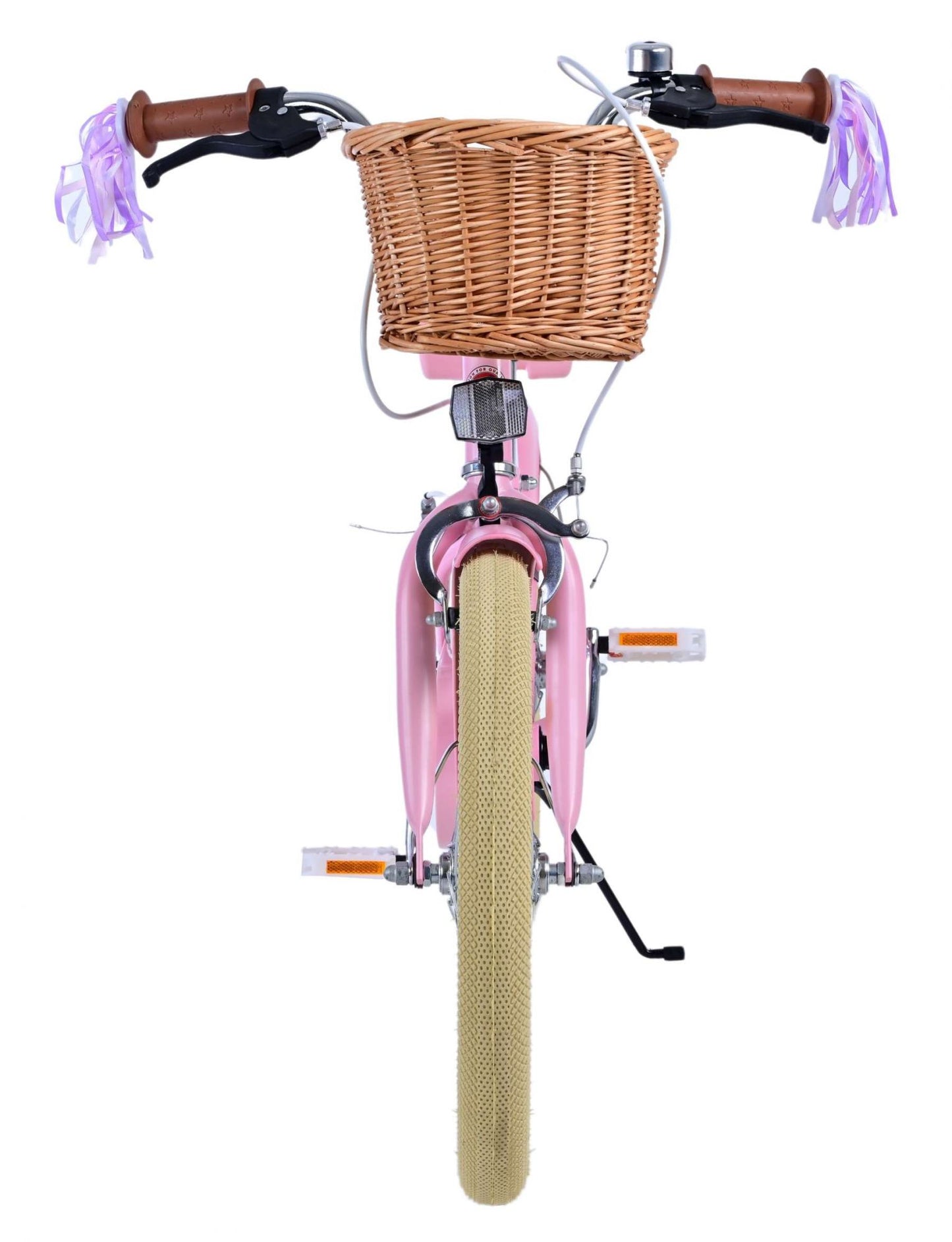 Volare blossom kinderfiets - meisjes - 18 inch - roze - twee handremmen