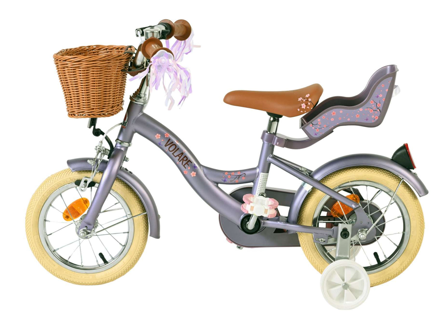 Volare blossom kinderfiets - meisjes - 12 inch - paars