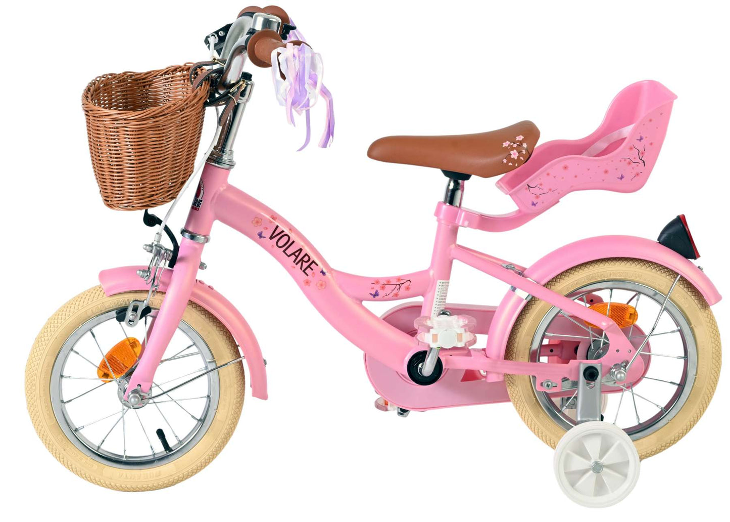 Volare blossom kinderfiets - meisjes - 12 inch - roze
