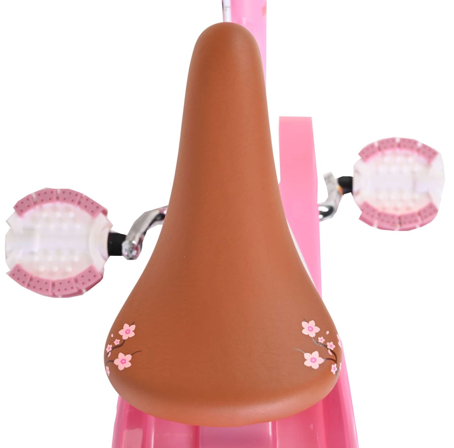 Volare blossom kinderfiets - meisjes - 12 inch - roze - twee handremmen