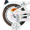 Volare blossom kinderfiets - meisjes - 12 inch - wit - twee handremmen