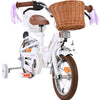 Volare blossom kinderfiets - meisjes - 12 inch - wit - twee handremmen