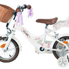Volare blossom kinderfiets - meisjes - 12 inch - wit - twee handremmen