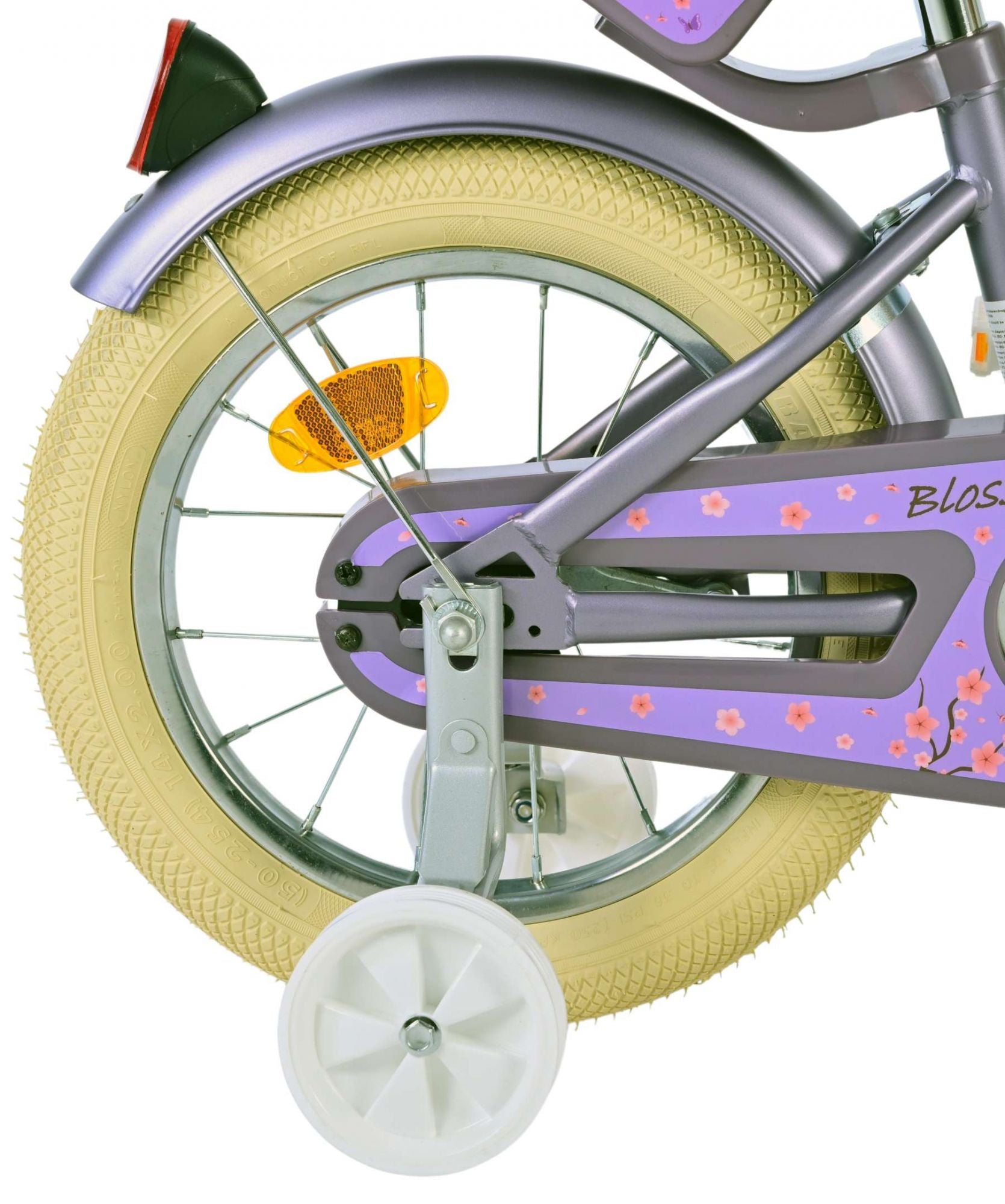 Volare blossom kinderfiets - meisjes - 14 inch - paars