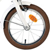 Volare blossom kinderfiets - meisjes - 14 inch - wit - twee handremmen